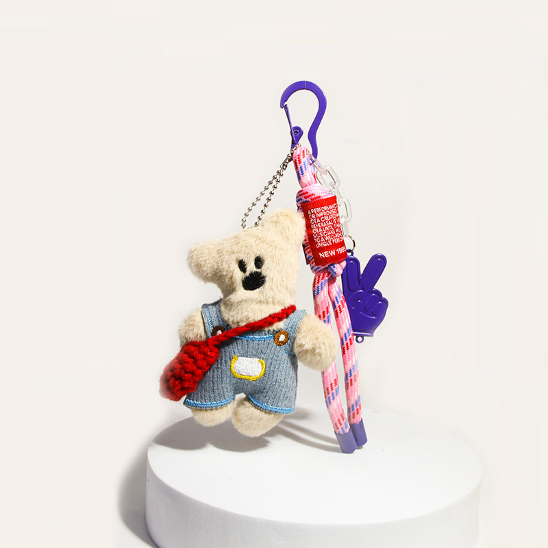 1 pieza de dijes para bolso de mujer de rayón con diseño de animales lindos de serie simple Imagen5