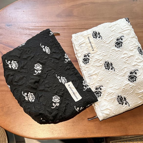 1 Stuk Romantische Serie Natuurlijke Bloemen Polyester Damestassen