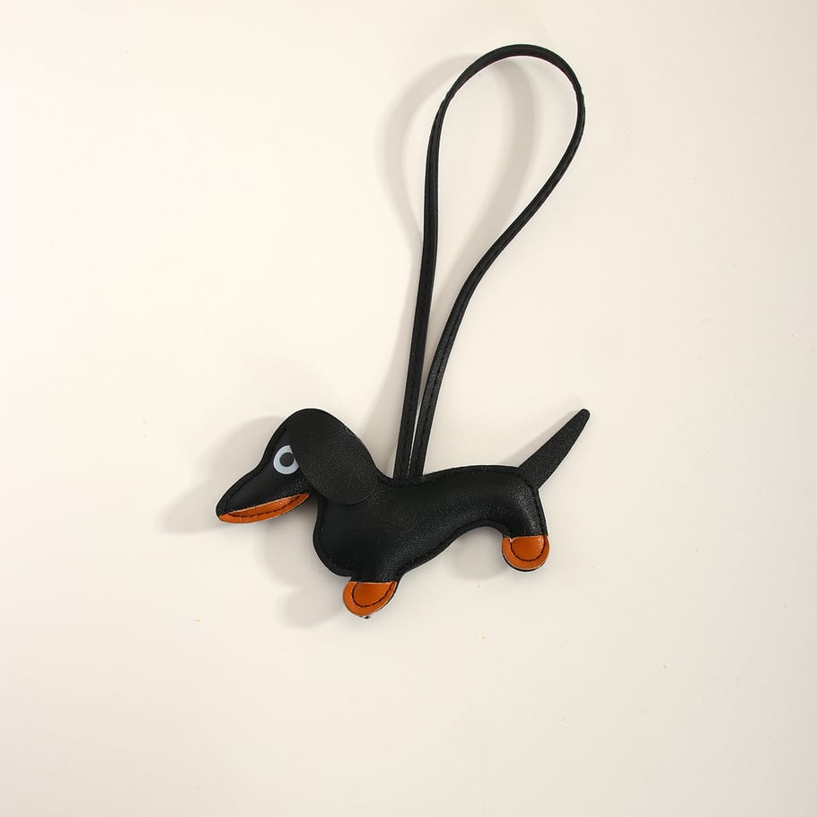 1 pieza de dijes para bolso de mujer de PU con diseño de animales de uso diario de serie simple Imagen5