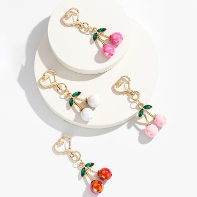 1 Piece Sweet Cherry Women's Bag Charms h5 Picture3