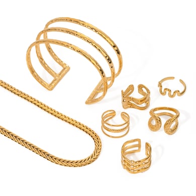 1 stück simple series  style geometrische edelstahl damen armreifen h5 Bild5