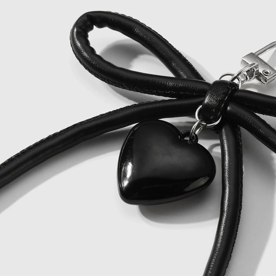 1 Piece Simple Leather Bow Knot Women's Bag Charms Picture6