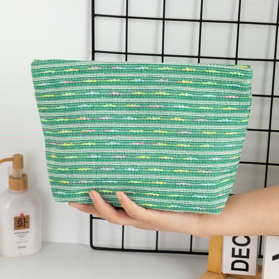 1 Piece Colorful Striped Women's Makeup Bags h5Picture8
