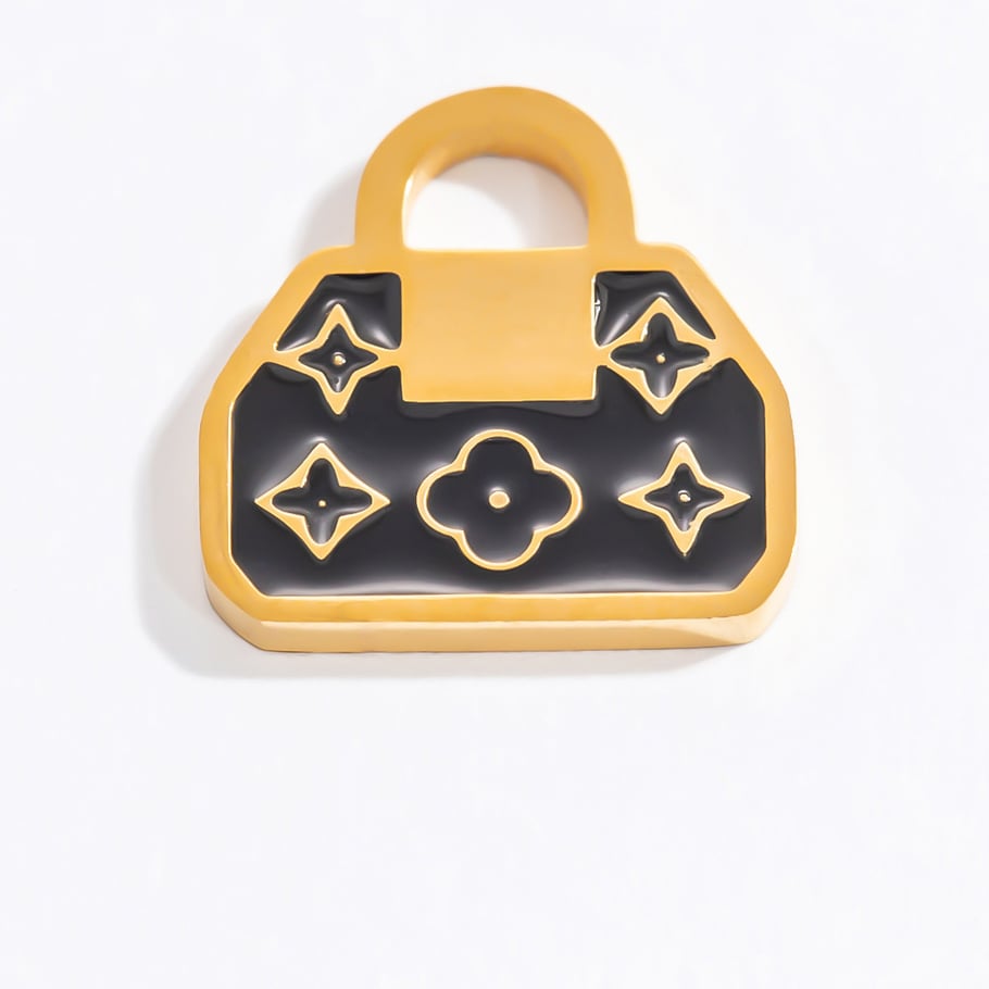 1 paire de pendentifs pour femme en acier inoxydable plaqué or 18 carats, série romantique, motif cœur Image6