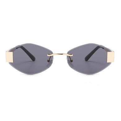 1 Pair Simple Series Daily Solid Color Alloy Women's Sunglasses h5 Picture10