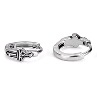 GE1017- Steel earrings/8 