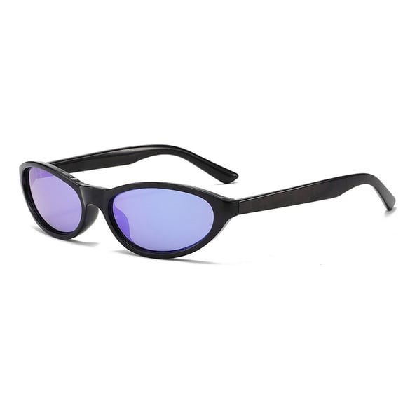 1 Pair of Casual Small Oval - frame Women's Sunglasses