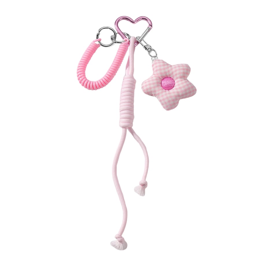 1 pieza de dijes de aleación con forma de corazón para bolso de mujer, serie romántica Imagen5