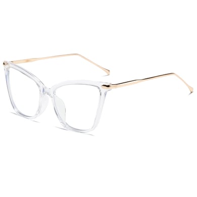 1 Pair Of Retro And Casual Cat-Eye Metal Anti-Blue Light  for Women's Glasses h5 Picture3