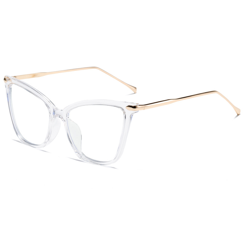 1 Pair Of Retro And Casual Cat-Eye Metal Anti-Blue Light  for Women's Glasses Picture3