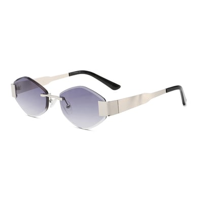 1 Pair Simple Series Daily Solid Color Alloy Women's Sunglasses h5 Picture5