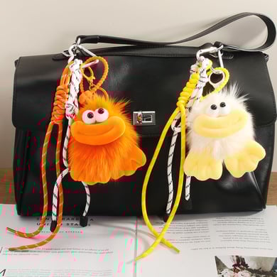 1 Piece Cute Plush Doll Women's Bag Charms h5 Picture8