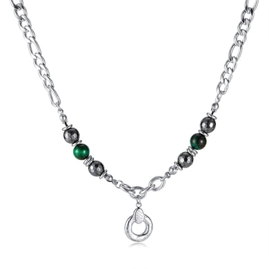 Subtle Geometric Stainless Steel Men's Chain Necklaces h5 