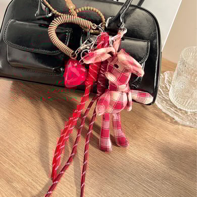 1 Stück Simple Series Daily Animal Cotton Damen Taschenanhänger h5 Bild4