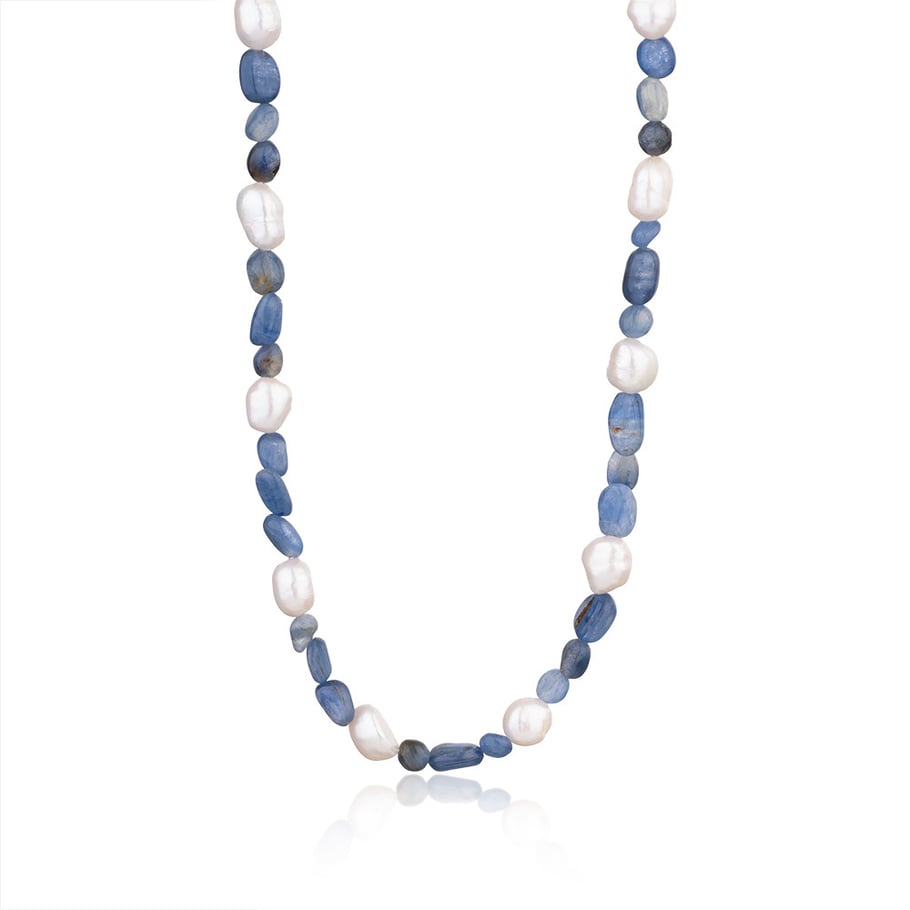 1 Piece Ocean Series Vacation Fish Irregular Crystal Gold Color Natural Stone Women's Beaded Necklaces Picture9