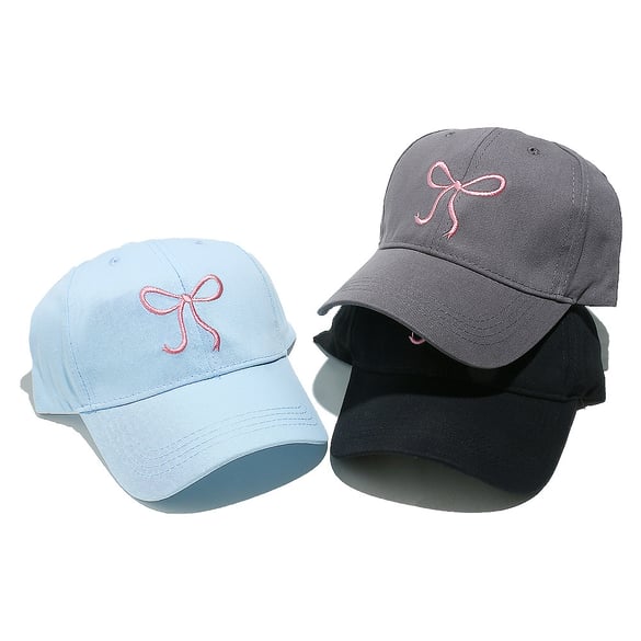 1 Piece Sweet Bow Embroidered Baseball Cap