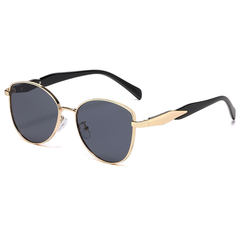 1 Paar Simple Series Casual Patchwork Edelstahl Unisex Sonnenbrille 