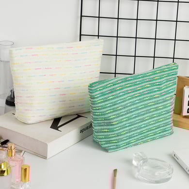 1 Piece Colorful Striped Women's Makeup Bags h5 Picture3