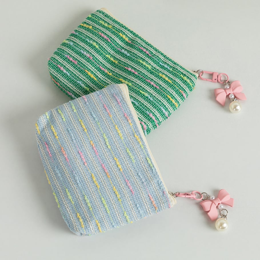 1 Piece Colorful Striped Women's Makeup Bags Picture6