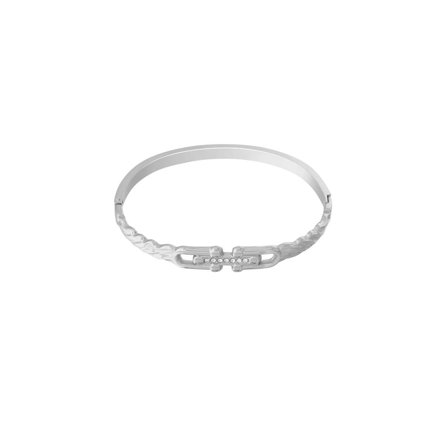 1 Piece Delicate Series Casual Twist Stainless Steel Gold Color Women's Bangles h5Picture7