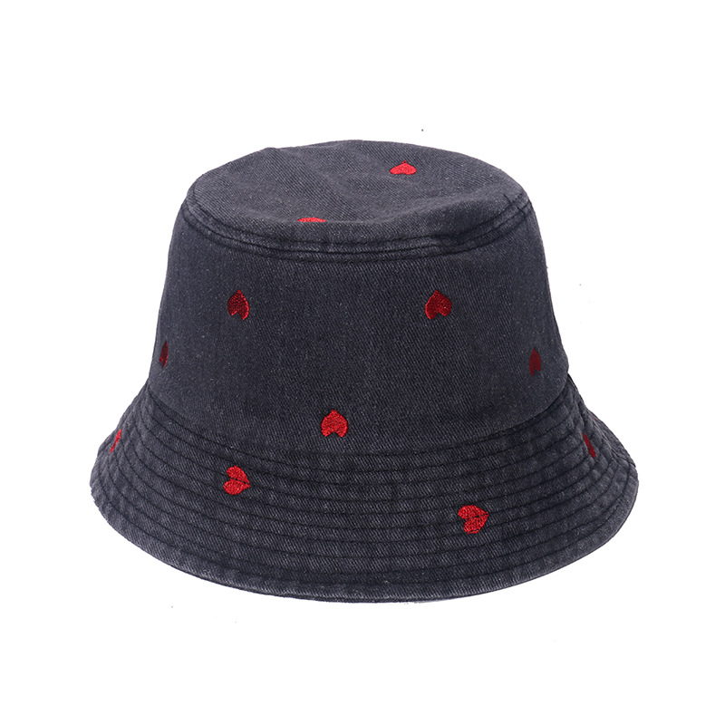 1 pezzo semplice serie carino cuore cotone cappelli da donna 