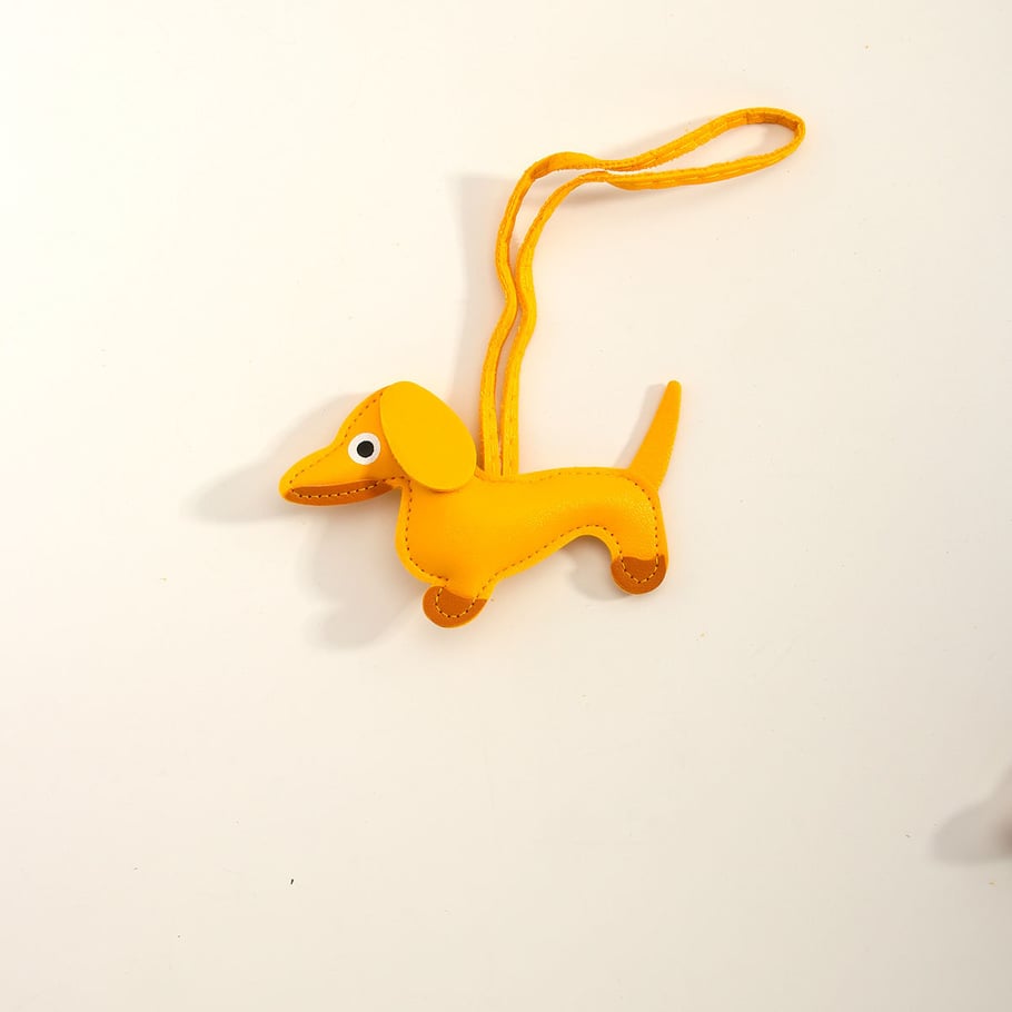 1 pieza de dijes para bolso de mujer de PU con diseño de animales de uso diario de serie simple Imagen4