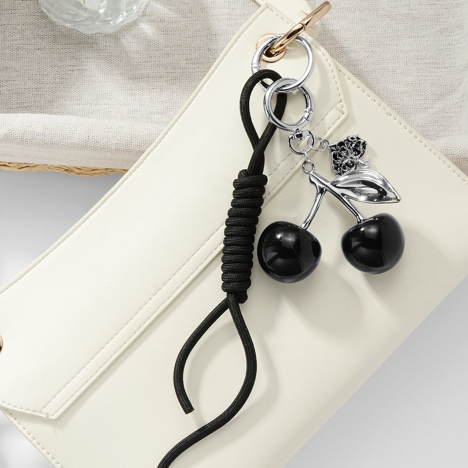 Heart & Cherry Women's Bag Charms Picture7