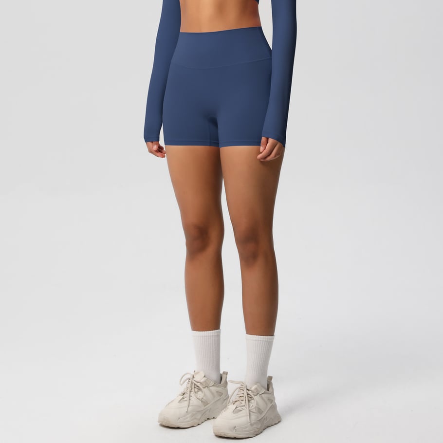 1 Piece High Elastic Comfortable and Breathable Yoga Shorts Women's  Outdoor Clothing Picture4
