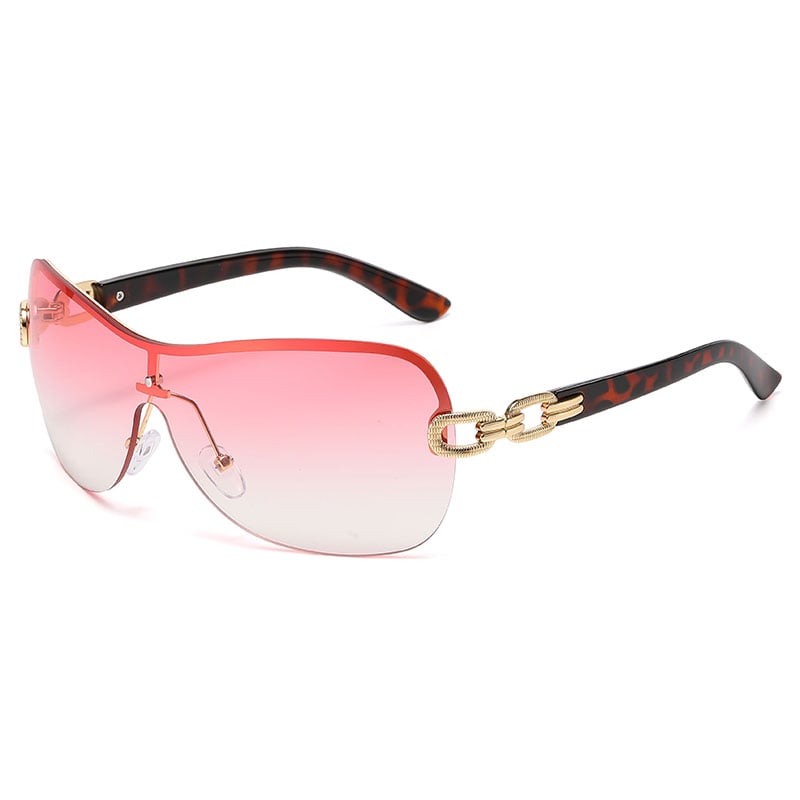 1 Stück Romantische Serie Elegante Patchwork Edelstahl Unisex Sonnenbrille Bild5