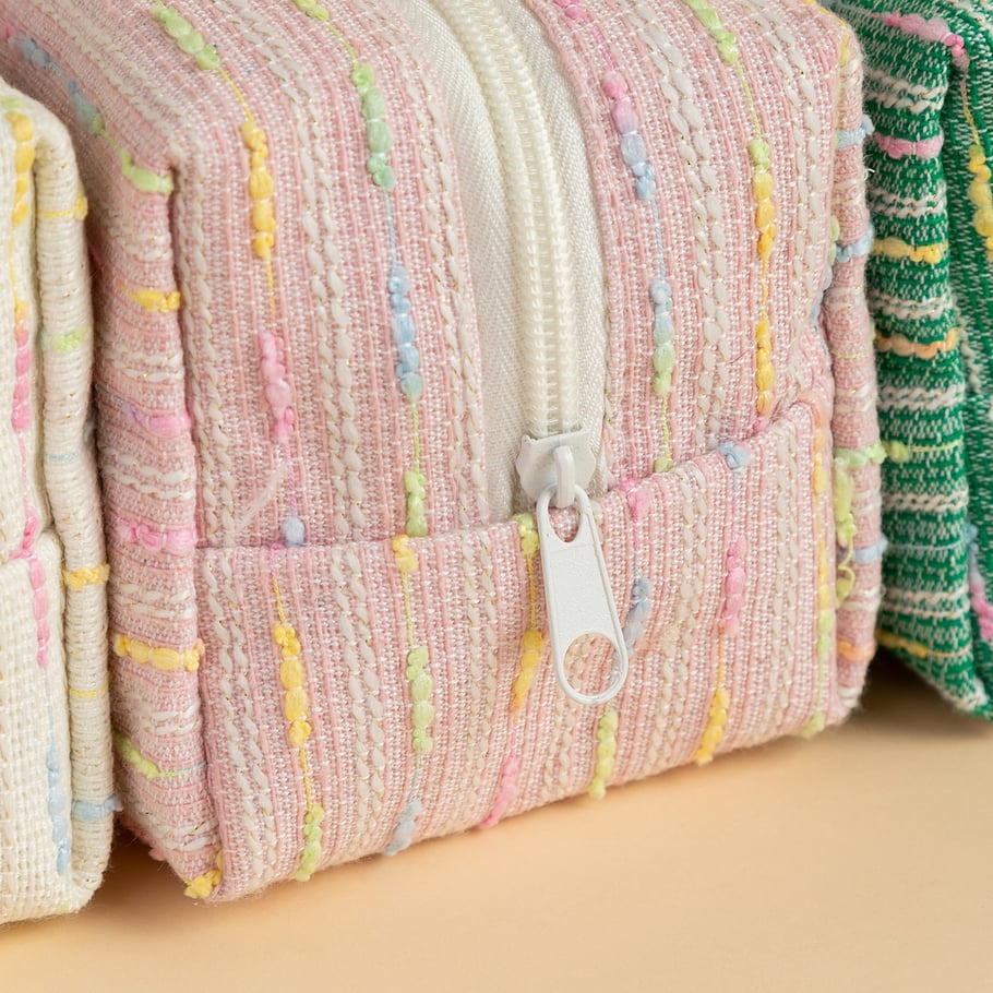 1 Piece Colorful Striped Women's Makeup Bags Picture9