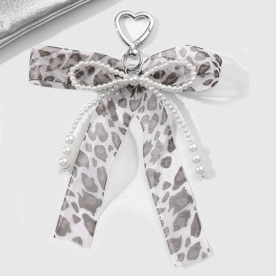 1 Piece Simple Series Retro Bow Knot Alloy Artificial Pearl Women's Bag Charms Picture6