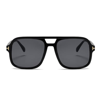1 Paar Simple Series Alltags-Sonnenbrille aus einfarbigem Kunststoff für Damen h5 Bild4
