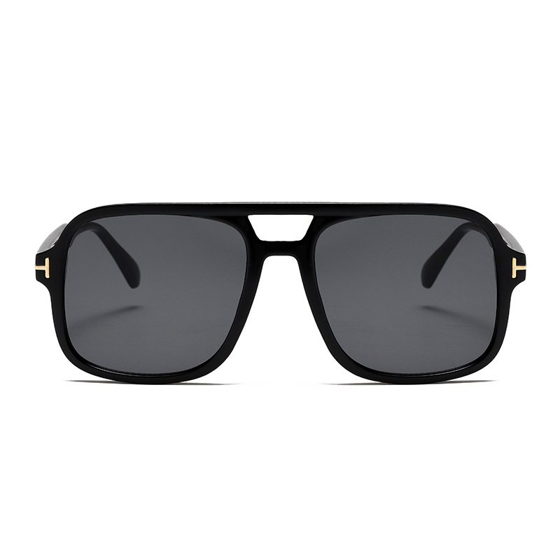 1 Paar Simple Series Alltags-Sonnenbrille aus einfarbigem Kunststoff für Damen Bild4