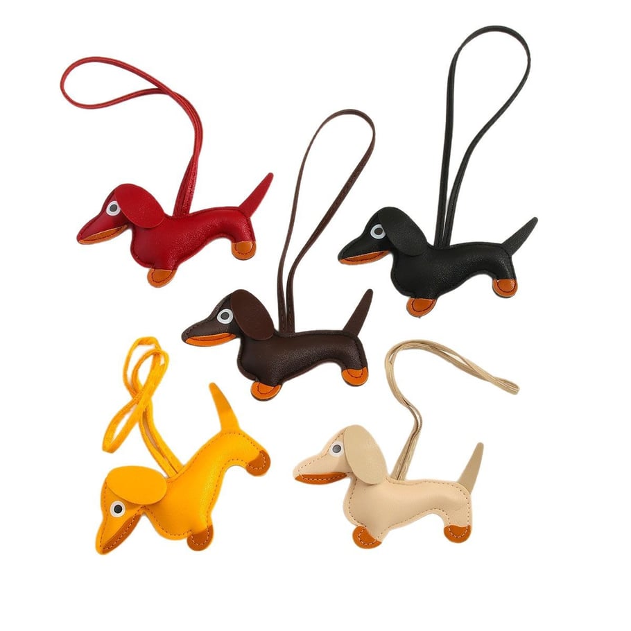 1 pieza de dijes para bolso de mujer de PU con diseño de animales de uso diario de serie simple Imagen10