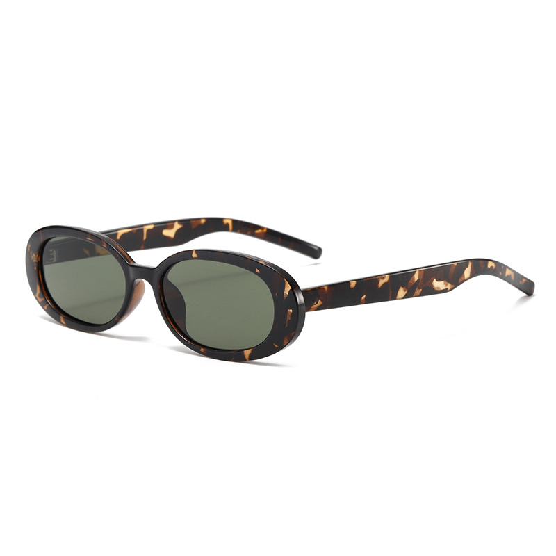 Lunettes de soleil simples en plastique de couleur unie pour femmes, 1 pièce Image6