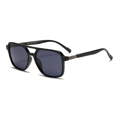 1 Pair Stylish Double  Bridge Leopard Print Metal  Patchwork UV  Protective Women's Sunglasses h5 Picture3