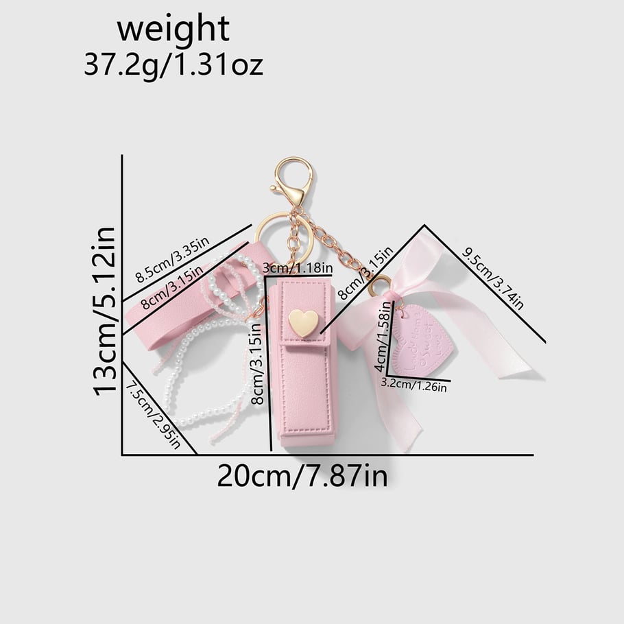 Sweet Bow Knot Lipstick Bag Women's Bag Charms Picture12