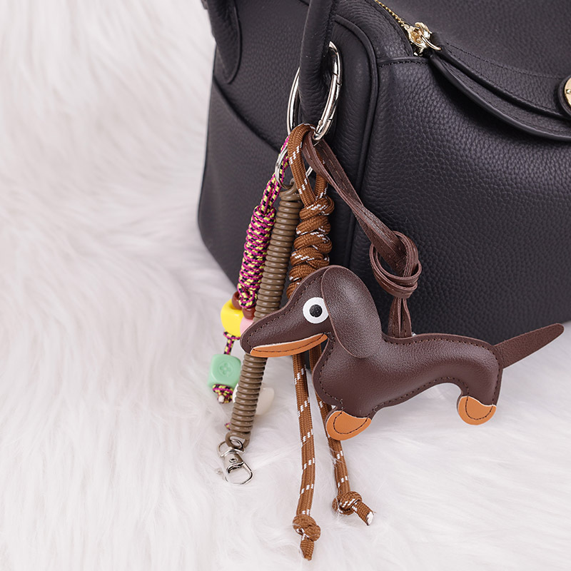 1 Piece Simple Series Cute Animal Leather Women's Bag Charms Picture5
