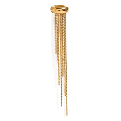 1 Paar Simple Series Retro Quaste Edelstahl 18 Karat vergoldet Damen Clip-on Ohrringe h5 Bild6