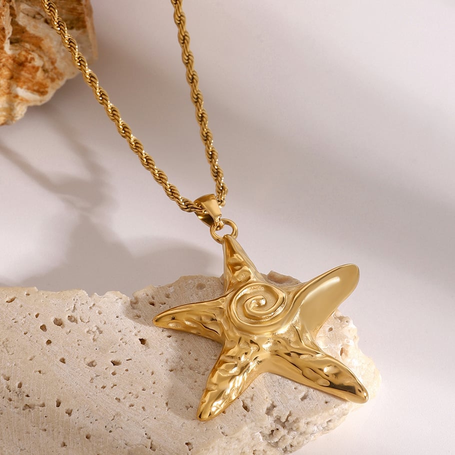 1 Piece Simple Series Vacation Turtle Stainless Steel 18K Gold Plated Women Pendant necklaces Picture4