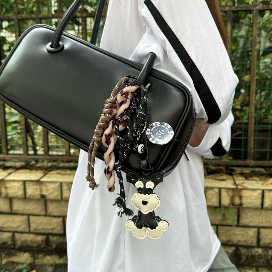 1 pieza de dijes de plástico para bolso de mujer con diseño de animales lindos de serie simple Imagen5