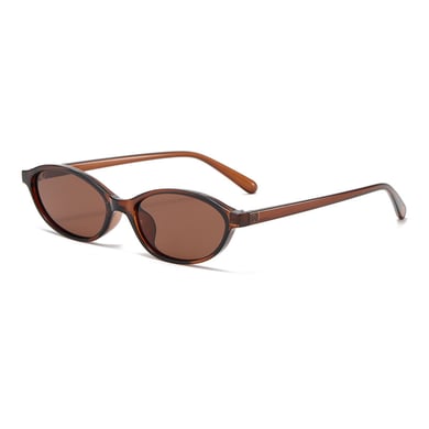 1 Pair of Stylish Oval Cat - eye Versatile Women's Sunglasses h5 Picture8