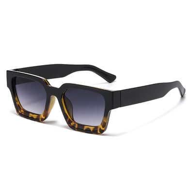 1 Paar Damen-Sonnenbrillen mit breitem Rand und einfarbiger Alltagsbrille h5 Bild5