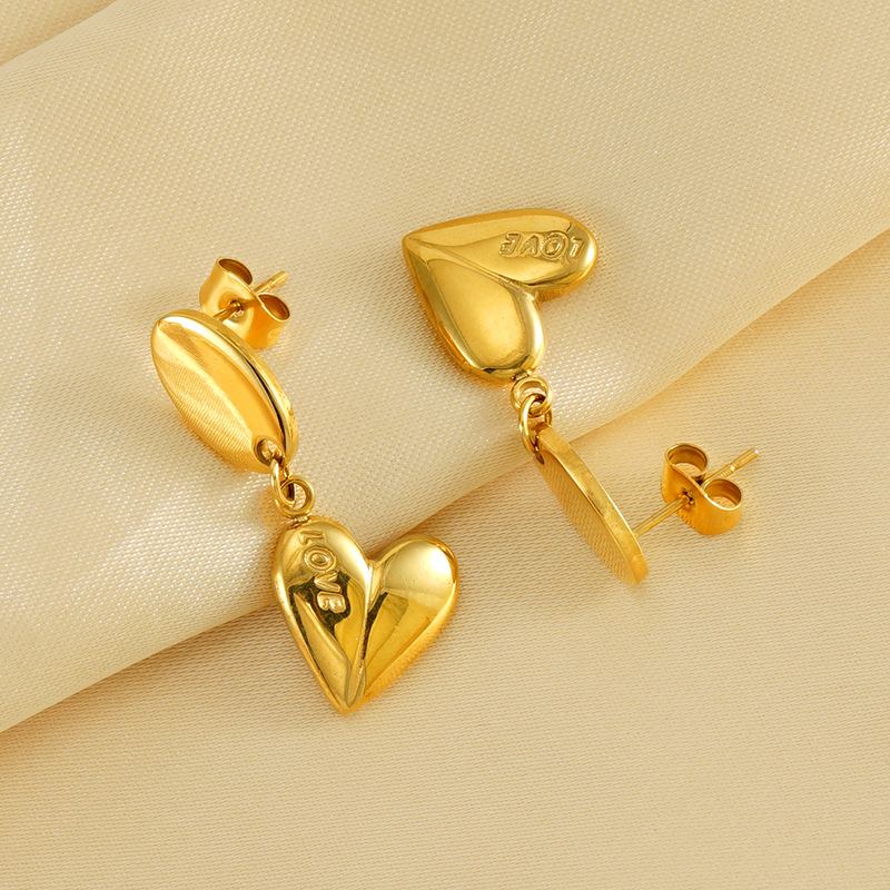 1 Pair Letter Love Women's Pendant Earrings Picture5