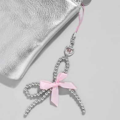1 Piece Romantic Series Sweet Bow Knot CCB Women's Bag Charms h5 Picture4