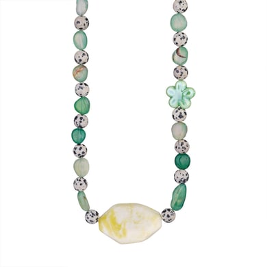 1 Piece Tropical Style Vacation Colorful Starfish Stainless Steel Gold Color Women's Beaded Necklaces h5 Picture8