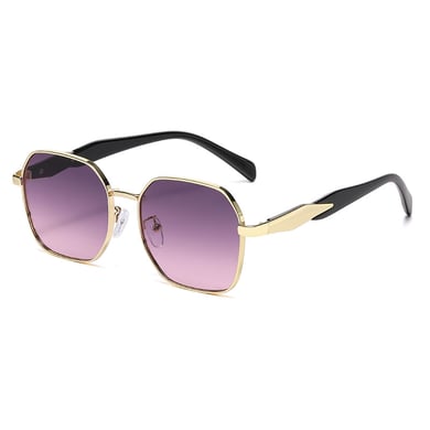 1 Paar Simple Series Casual Patchwork Edelstahl Unisex Sonnenbrille h5 Bild7