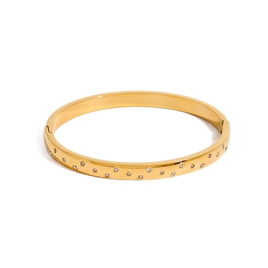 1 Stück Romantische Serie Europa und Amerika Stern Edelstahl Gold Farbe Überzogene Damen Armreifen h5 Bild9