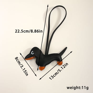1 pieza de dijes para bolso de mujer de PU con diseño de animales de uso diario de serie simple h5 Imagen8