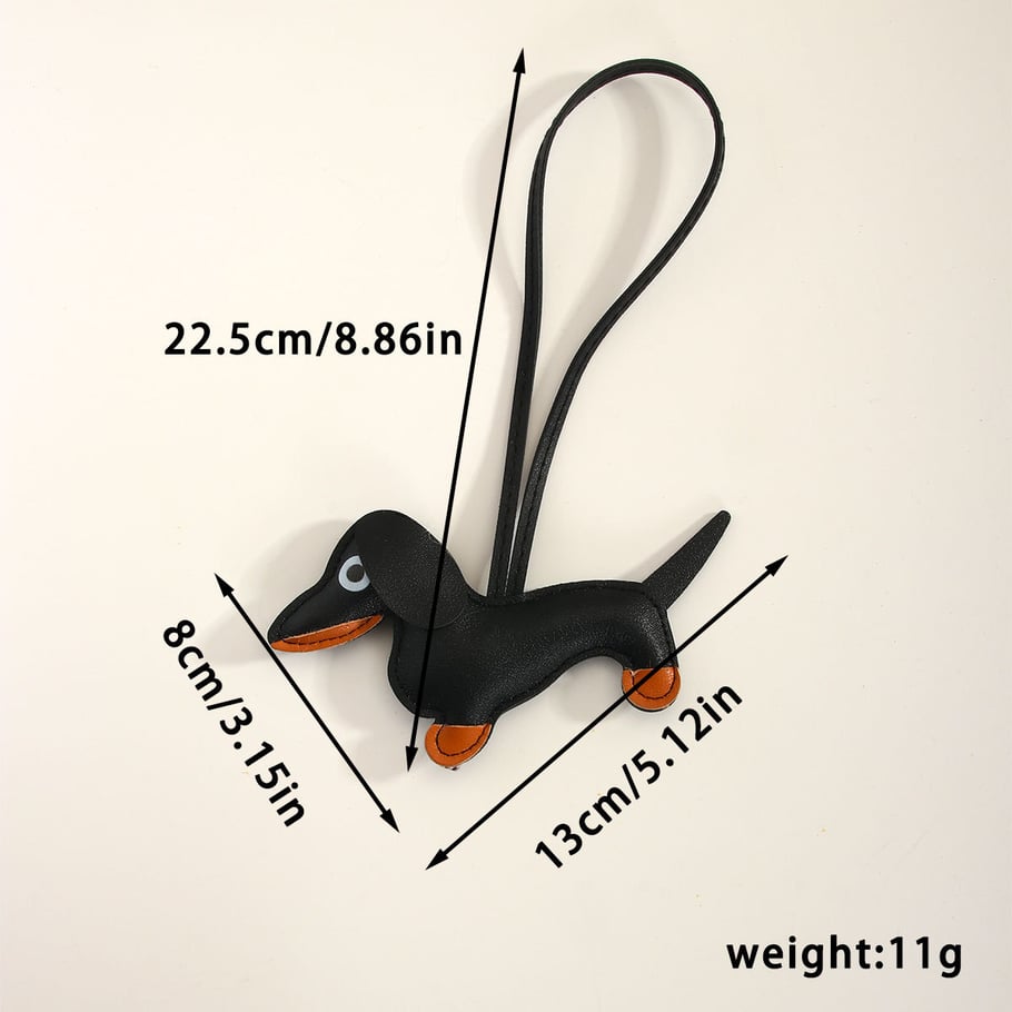 1 pieza de dijes para bolso de mujer de PU con diseño de animales de uso diario de serie simple Imagen8
